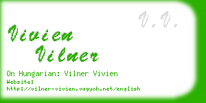 vivien vilner business card